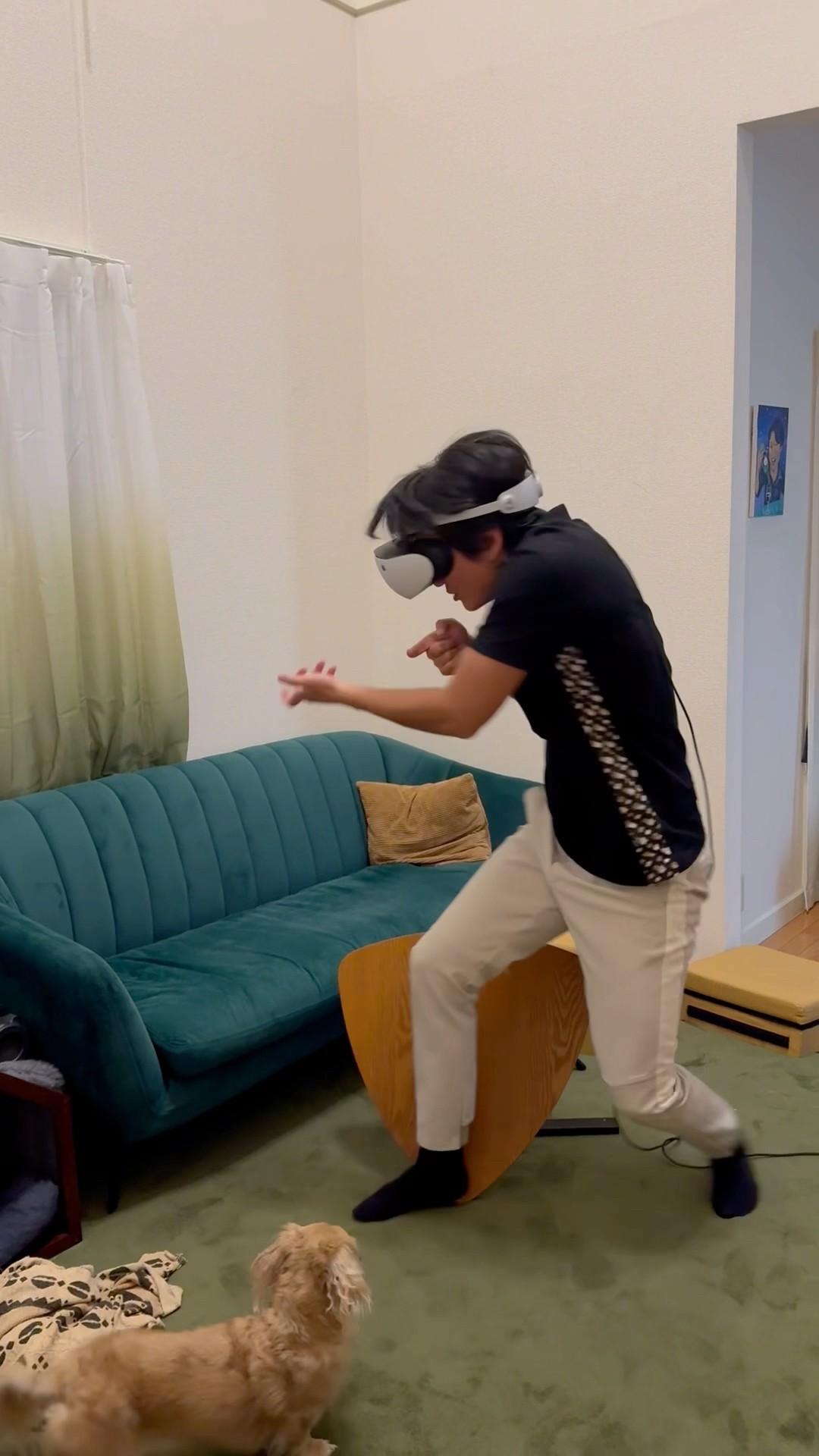 I was playing  Fortnite #VR