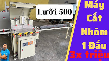 máy cắt nhôm 1 đầu mâm xoay giá rẻ 3x triệu || máy cắt nhôm thủy lực chỉ 3x triệu | Lượng 0972709182