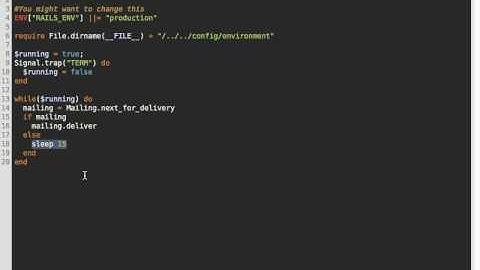Railscasts Episode 129: Custom Daemon