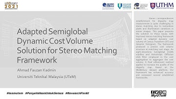 Adapted Semiglobal Dynamic Cost Volume Solution for Stereo Matching Framework