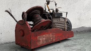 Restoration and repair of construction electric wire winch |Restore a broken electric lifting hoist