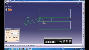 Catia V5 Powerful Tricks #147|Animate Constraint in Two Bar Linkage Mechanism