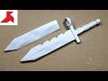 DIY - How to make a Bayonet M9 KNIFE from A4 paper