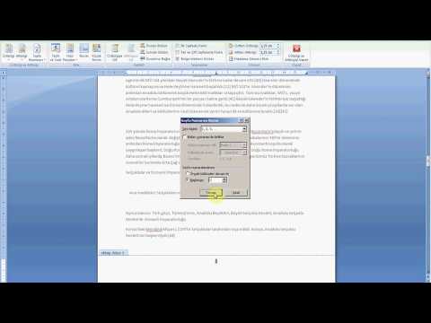 Video: Sayfalandırma Nasıl Ayarlanır