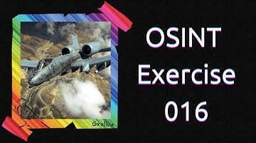 OSINT Exercise 016 | Solution and full walkthrough