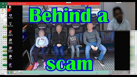 Behind a scam