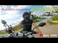 Mt25 short ride  mt25 rider view footage  original exhaust sound  yamaha mt25 