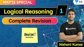 Logical Reasoning | Complete Revision | May 