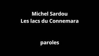 Michel Sardou-Les lacs du Connemara-paroles