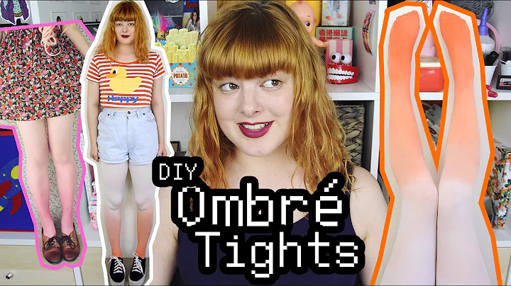 DIY Ombre Tights | Make Thrift Buy #34