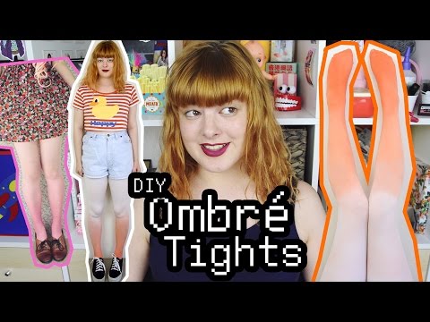 DIY Ombre Tights | Make Thrift Buy #34