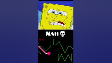 No Way SpongeBob Playing Geometry Dash 💀 #shorts