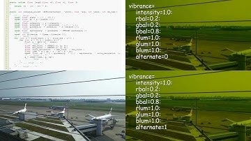 Examples of manupilation of video colors with ffmpeg - vibrance
