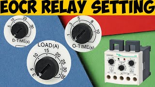 How to do EOCR RELAY SETTINGS || EOCR Setting