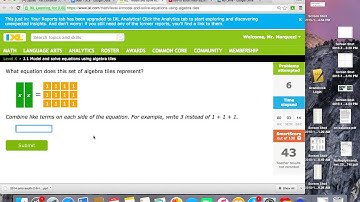 Model and solve equations using algebra tiles