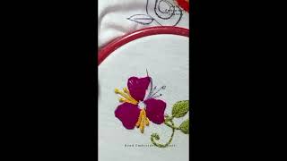 Cute Flower Embroidery Design || @HandEmbroideryChannel