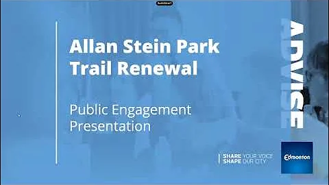 Allan Stein Trail Renewal Presentation Recording