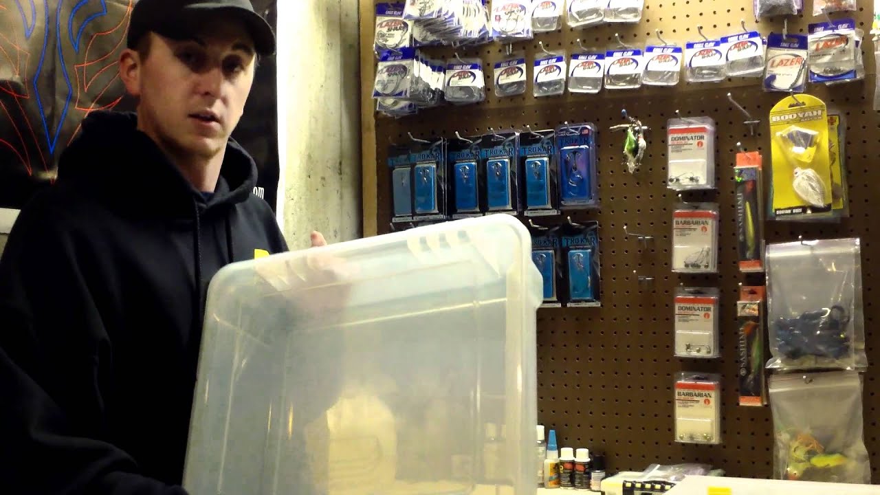 bass fishing at night Glenn Walker Plastic Bait Storage.mov