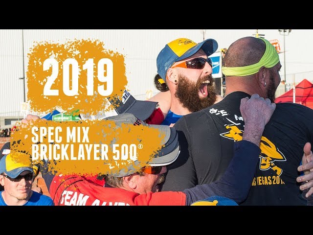 2019 SPEC MIX BRICKLAYER 500 SIZZLE REEL