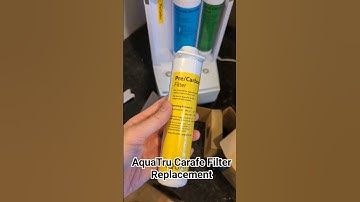 Filter Change on AquaTru Carafe HOW-TO