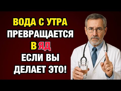 Умоляю! Никогда не пейте воду так по утрам – особенно если вам за 60!