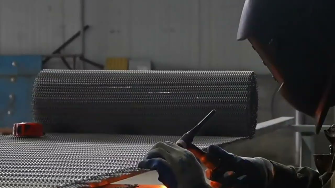 PFM SCREEN | Metal wire mesh conveyor belts, balanced spiral woven conveyor belt production process