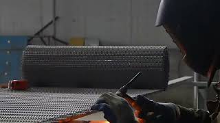 Celebrity PFM SCREEN | Metal wire mesh conveyor belts, balanced spiral woven conveyor belt production process Wealth