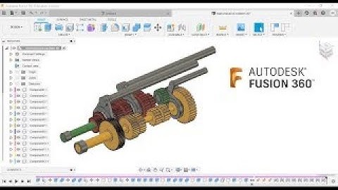 How to Create - Manual Transmission System Design in Autodesk Fusion 360 Part 3