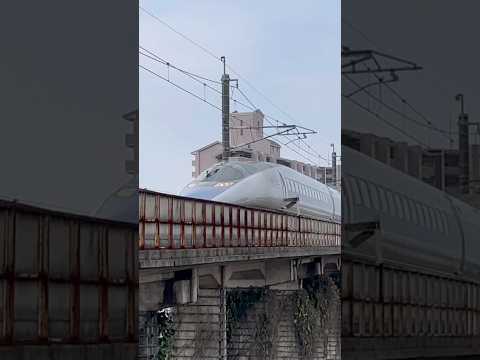 広島新幹線運転所に入庫する500系V9編成 #山陽新幹線 #500系 #新幹線 #広島市