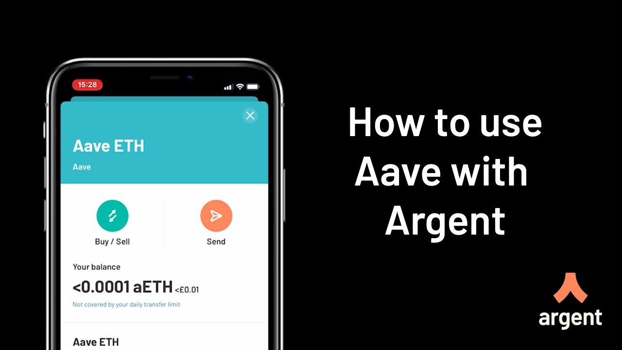 How to use Aave with Argent