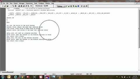 LED BLINKING USING MPLAB & PROTEUS