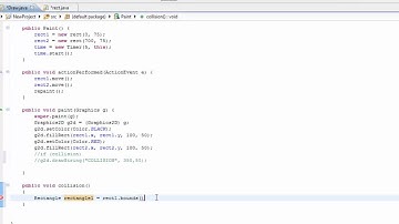 Collision detection in Java - The basics.