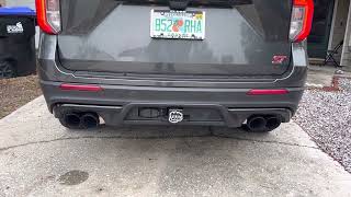 2020 Ford Explorer ST Thermal R&D 2.5 and Lethal Performance mid-pipes￼ cold start