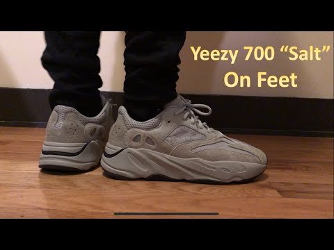 Adidas Yeezy Boost 700 Salt On Feet 