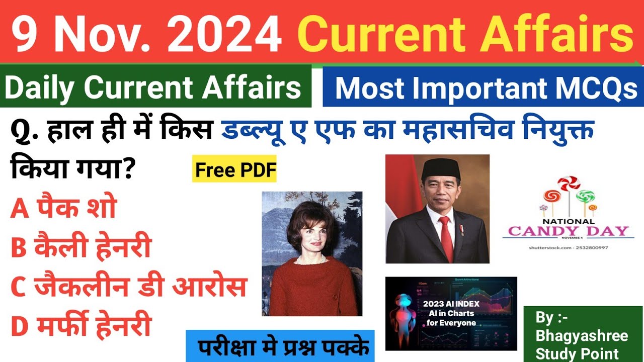 9 November 2024 Current Affairs | Current Affairs Today | SSC, NTPC ...