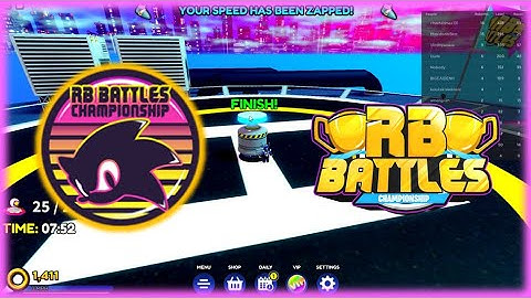 I completed the SONIC SPEED CHALLENGE | RB Battles Season 3