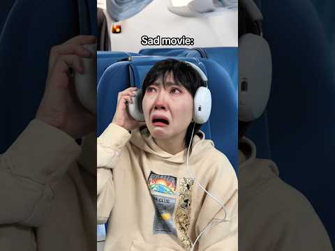 When Meal Service Happens While Watching Different Movies On A Plane