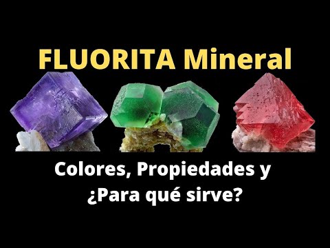 🔎 Fluorita Mineral ¿Para qué sirve? Propiedades y Significado del Cristal