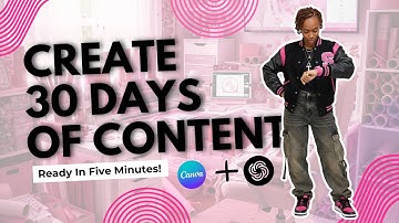 This 5-Minute Content Hack Will Save You HOURS | Create 30 Days of Content Fast