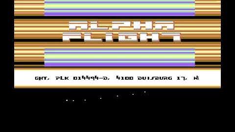 Alpha Flight Intro - Commodore 64 - C64 - Vindicator - Cracktro