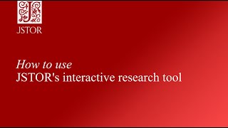 JSTOR's AI Research Tool