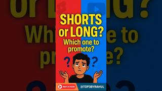 Shorts vs. Long Videos for Promotion? 🤯 Find Your Best ROI! #shorts