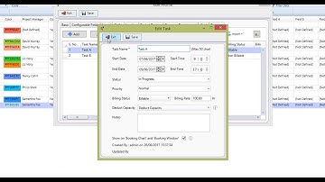 Edit Task on Project - eRS Employee Scheduling Software