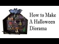 How to Make A Halloween Diorama #tutorials #kellydonovan #knittingandthings #plaidcrafts #halloween