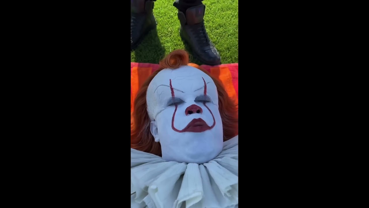 Demon Clown Enjoying The Sun Shorts
