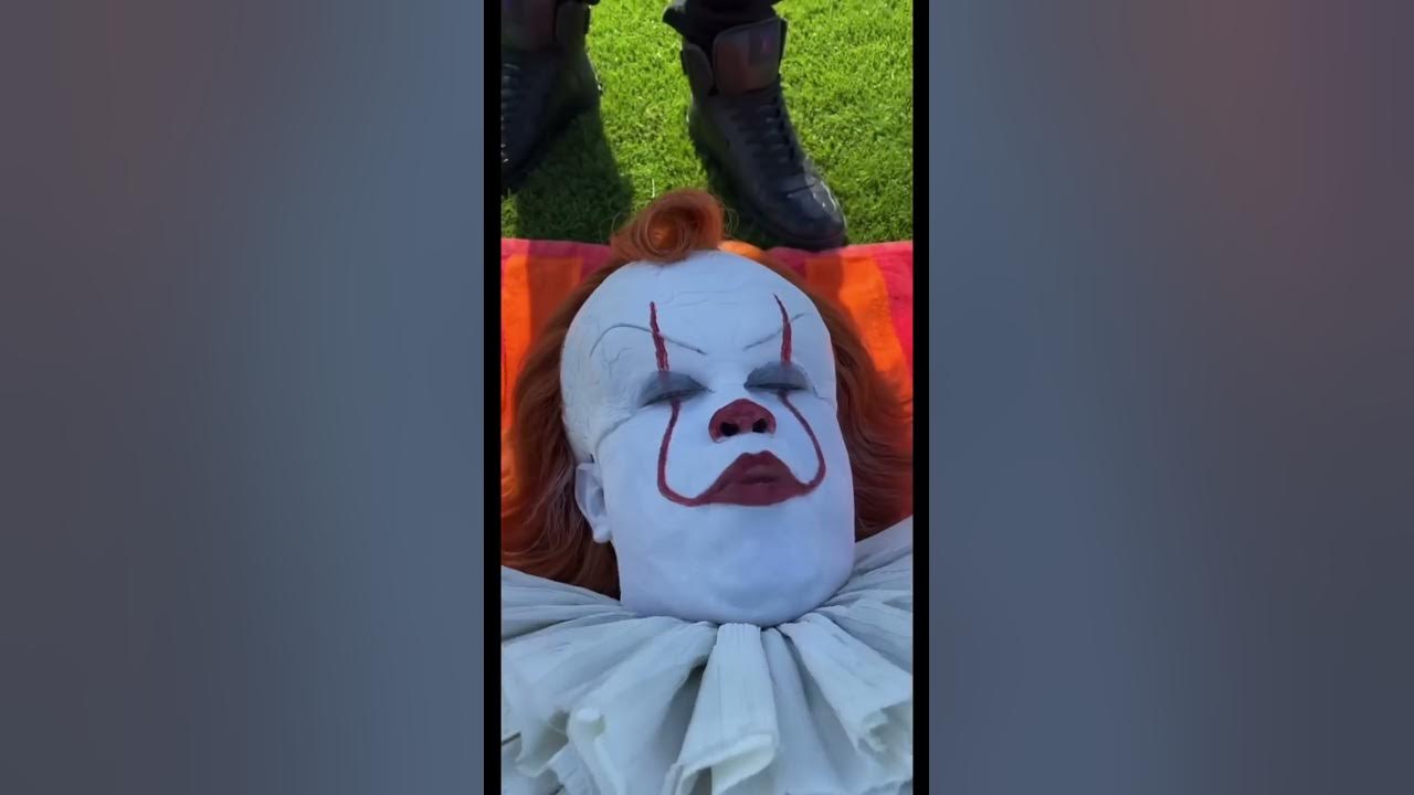 Demon Clown enjoying the Sun #shorts