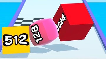 Ball Run 2048 Merge Number ! MAX LEVELS Gameplay Walkthrough New Update Part 854  android, ios