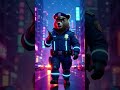 😂🚔 Bear on duty, honey is safe | ভালুক ডিউটিতে, মধু এখন নিরাপদ।🥰🌳