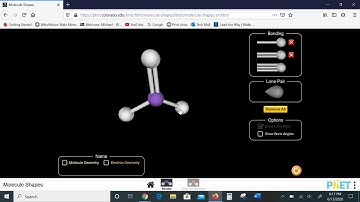 PhET on Molecular Shapes