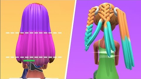 Braid Salon 🌈 💇‍♀️ All Levels Gameplay Walkthrough Android, ios #braidsalon #voodoo #gameplay #games